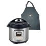 Silkinder 14-IN-1 Smart Multi-cooker With Shwe Shwe Design Denim Apron