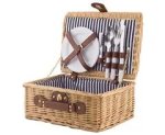 2-PERSON Rattan Picnic Basket Small