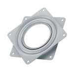 Steel - 150MM Zinc Plated Swivel Square Lazy Susan Bearing T4-54860