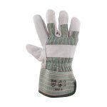 Rebel Tru Touch Chrome Leather Candy Standard Gloves