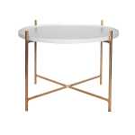 Floating Metal Side Table