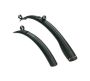 Sks XL Mudguard Set For Bicycles: Snap-on Mtb Beavertail XL Set Black