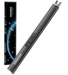Electric Lighter With Safety Lock USB Rechargeable Windproof & Flameless Plasma Arc Lighter For Easter Basket Stuffers