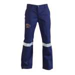 D59 Flame Retardant & Acid Resist Trouser Safety Overall With Reflective Tape - Size 50