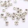 Top 3-10mm 3D Sliver Claw Sew On Clear Crystal Rhinestone With Hole Flatback DIY Sewing Strass Rhinestone For Dress Decoration(Random Shipment The Back No