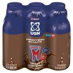 Clover Super M Usn Chocolate Flavoured Medium Fat Protein Shake 6 X 300ML