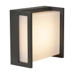 Eurolux Qubo Outdoor Wall Light Grey LED 9.5W 3000K Livestainable