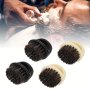 1/2 Ring Design Horse Bristle Men Shaving Brush Plastic Portable Barber Beard Brushes Salon Face Cleaning Brush