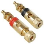 Binding Post Gold Plated - Red