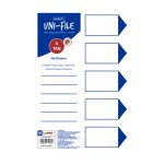Marlin File Dividers Indexes Polyprop: 5 Position - Pack Of 10