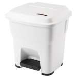 Vileda Hera Pedal Bin 35L White - Industroclean