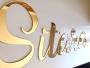 Goldair Gold Acrylic Name Plaque - 20