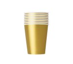 Party Cup 250ML Gold 8CT