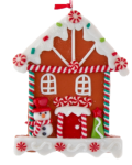 Claydough Gingerbread House Snowman 12.7CM