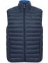 Tokyo Laundry Men's - Yellin 2 Quilted Puffer Gilet With Fleece Lined Collar In Sky Captain Navy Parallel Import