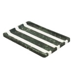 GREE N & White Marble Tray - Round