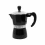 Coffee Maker 2 Tone Matt Black With Silver 3 Cup