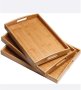 Wooden Bamboo Serving Tray Serving Set