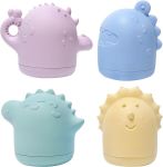 Cute Silicone Baby Bath Toys - Set Of 4