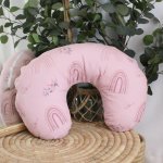 Feeding Pillow Cover Rainbow Dandelion Pink
