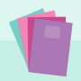Sticky Sleeves Covered Books - Bold Mix Pack 1 - A4 Soft Cover 72P