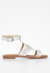 Alora 1 Ankle Tie Sandal - Silver