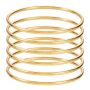 Sterling Silver Bangle Bracelets For Women Fashion Jewelry Simple Adjustable 925 Silver Cuff Bangles For Women Mom Wife Valentine Mothers Day Gift Go