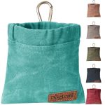 Etial Dog Treat Pouch Portable Puppy Dog Training Treat Bag Hand Free Dog Walking Bag Auto Closing Pet Feed Snack Reward Pocket