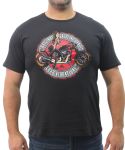 Mens Printed Gasoline Tee - 10XL Black