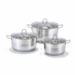 6 Piece Cookware Set Silver