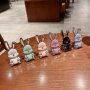 Cartoon Rabbit Mobile Phone Case Bracket Electroplated Rabbit Bracket Foldable Ultra-thin Mobile Phone Fixed Rack Desktop Tablet Rack