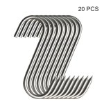 5 10 20PCS Stainless Steel Tip S Shaped Hook Butcher Shop Hot Cold Smoke Kitchen Small Accessories Of 304 Stainless Steel