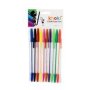 Khoki Ball Point Pens Stationary 10 Piece 5 Pack Assorted Colours