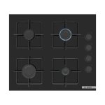 Bosch Series 4 Gas Hob 60 Cm Tempered Glass Black