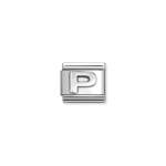 Composable Classic Link Letter P Silver
