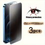 3PCS Full Cover Privacy Glass For Iphone 14 15 Pro Max Screen Protector For Iphone 13 12 11 14 15PRO XS Max Xr X Se 2020 SE3 Tempered Glass