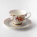 - Midnight Bloom Cup & Saucer In Gift Box