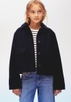 Felted Jacket - Navy Blue