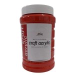 Atlas Multipurpose Craft Acrylic Funky Lipstick Red 1L