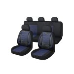5PCS Of Comfortable Leather Car Seat Cover 68253-9 Blue