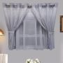 Matoc Designs Curtain - Caf Double Layer - Mystic Voile - Dove - Eyelet - 250CM W X 123CM H