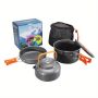 Portable Camping Cookware Set Outdoor Hiking Pot Kit