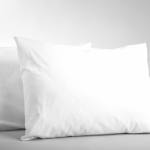 Easy Care 144 Thread Count Polycotton Pillowcase White - Continental Single 80X80CM
