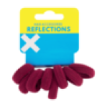 Maroon Knitted Elastics 8 Pack