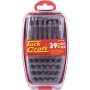 Tork Craft Screwdriver Bit Set 39PC 25MM 50MM Bits With Quick Release Bit Holder