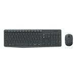 920-007931 Logi MK235 Wireless Keyboard And Mouse Combo Grey Grey Keys Grey Btm