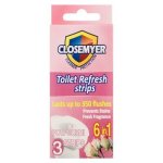 CLOSEMYER Potpourri Toilet Refresh Strips 3 Pack