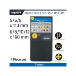 Alpen Force X Sds Plus Set KM7 7 Pcs. 5.0 6.0 8.0 Mm X 110 And 6.0 8.0 1 ALP805000071