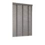 Smte-modern Wood Roller BLINDS-T7-GREY 100 W X 120 L Cm With Keychain