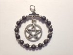 Pentagram Black Pendant PLP3